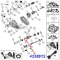 Preview: Pilot Bearing for Input on NP231 Transfer Case. Jeep Cherokee XJ / Wrangler YJ, Comanche MJ (1987-1996), exploded drawing highlighting the location of Bearing on Transfer Case.