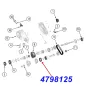 Preview: Simmerring Ausgang vorne am NP147, NP241, NP242, NP249, NV241, NV241OR, MP1622C oder MP3022 Verteilergetriebe. Jeep Cherokee XJ / Wrangler TJ / JK / JL / Grand Cherokee ZJ / ZG / WJ / WG / Gladiator JT / Liberty KJ (2002-2026), Explosionszeichnung die die
