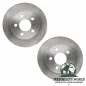 Preview: Brake Rotor Set front Jeep CJ YJ XJ MJ 82-89, 4 Pad overview, pad side shown.