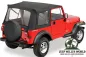 Preview: Supertop Verdeck Schwarz Jeep CJ7 Wrangler YJ 76-95