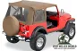 Preview: Supertop Verdeck Spice Denim Jeep CJ7 Wrangler YJ 80-95