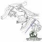 Preview: Brake Lines Rear Left Jeep Wrangler 96-06