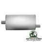 Preview: Endschalldämpfer und Endrohrbogen Kit (aluminisiert) inkl. Schellen. 2,25" (57,15 mm) für 2,5L 4 Zylinder oder 4,0L 6 Zylinder Motor. Jeep Cherokee XJ (1987-1995), Endschalldämpfer.