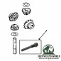 Preview: Differential Sicherungsschraube Jeep Wrangler + Cherokee + Grand Cherokee 90-06