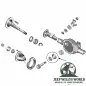 Preview: Kegelradlager Set innen Dana 35 Hinterachse Jeep Wrangler + Cherokee + Grand Cherokee 87-06