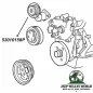 Preview: Riemenspanner Jeep Grand Cherokee 5,2 + 5,9 L V8 92-98