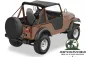 Preview: Halbtüren Satz Schwarz Willys M38A1 + Jeep CJ5 + CJ6 55-75