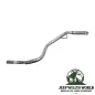 Preview: Exhaust Endrohrbogen (aluminisiert) mit 2" (50,80 mm) Rohreinang für 4,0L und 5,2L Benzin Motor. Jeep Grand Cherokee ZJ / ZG (1996-1998).
