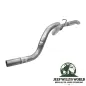 Preview: Exhaust Endrohrbogen (aluminisiert) mit 2" (50,80 mm) Rohreinang für 4,0L und 5,2L Benzin Motor. Jeep Grand Cherokee ZJ / ZG (1996-1998).