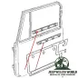 Preview: Door Glass Seal Set Inner + Outer Jeep CJ + Wrangler YJ 76-95