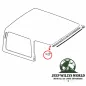 Preview: Hardtop Corner Seal Right Upper Jeep Wrangler 87-95