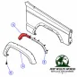 Preview: Fender Flare Mounting Retainer Bracket Front Left, rear bracket. Jeep Cherokee XJ (1997-2001)