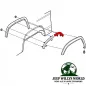 Preview: Fender Flare Mounting Retainer Bracket Rear Left, front bracket. Jeep Cherokee XJ (1997-2001)