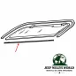 Preview: Hardtop Heckscheiben Dichtung unten Jeep Wrangler 96-06