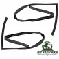 Preview: Fairchild full door glasss weatherstrip seal kit (left & right side). Jeep Wrangler TJ (1996-2006), both seals