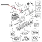 Preview: Input Shaft Oil Seal SR4 T4 T5 T86 T150 T176 T177 Transmission Jeep CJ / SJ (66-86), exploded drawing highlighting the position of Oil Seal on Transmission with a red arrow.