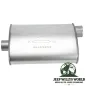 Preview: Exhaust 2" Muffler MSL Maximum for 4.2L engine. Jeep Wrangler YJ (1987-1990), top side pictured.