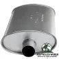 Preview: Exhaust 2" Muffler MSL Maximum for 4.2L. engine. Jeep Wrangler YJ (1987-1990), inlet pictured.