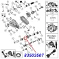 Preview: Pilot Lager für den Eingang vorne am NP231, NP242, NP249, NV140, NV147 oder NV245 Verteilergetriebe. Jeep Cherokee XJ / Wrangler TJ / Grand Cherokee ZJ / ZG /WJ / WG / WH / WK / Commander XK / XH / Liberty KJ (1987-2010), Explosionszeichnung die die Posit