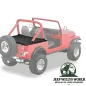 Preview: Duster Deck Cover Heckabdeckung Black Crush Bestop Jeep CJ7, Wrangler YJ (80-91)