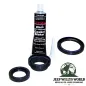 Preview: Gasket and Seal Set incl. Input, Output Seal and RTV Sealant for BA10/5 Transmission. Jeep Cherokee XJ / Wrangler YJ / Commanche MJ (1987-1989), ful lscope of delivery pictured.