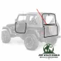 Preview: Hardtop Heckscheiben Kunstoffleiste Jeep Wrangler 96-06