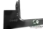 Preview: Mopar steel body panel, left side, embossed, primed black. Jeep CJ7 / Wrangler YJ  (1976-1995), embossing close-up.
