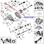 Preview: Shift Lever Clip for NP231 Transfer Case and T4 or T5 Transmission. Jeep CJ5 / CJ7 / CJ8 / Cherokee XJ / Wrangler YJ (1982-1995), exploded drawing highlighting position of Clip.