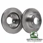 Preview: Brake Rotor Set front Jeep CJ YJ XJ MJ 82-89, 4 Pad overview, pad side shown.