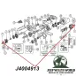 Preview: Unterlegscheibe Kardanmutter Dana 18, 20, 300, Quadra-Trac Verteilergetriebe Ausgang vorne oder hinten, Dana 25, 27, 30, 44, 53, 60 Vorder- oder Hinterachse. Jeep CJ, Willys, SJ J Serie, C101 C104 Commando, Sedan Delivery, Station Wagon, Pickup, , Wranger