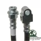 Preview: Anschlüsse, Detailansicht, Bremsschlauch hinten zum Achskörper Jeep CJ5 CJ7 CJ8 81-86