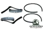Preview: Door Glass Edge Seal Set Front Right + Left Jeep CJ + Wrangler 76-95