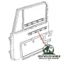 Preview: Türdichtung Abstreifer innen links Jeep CJ + Wrangler YJ 76-95