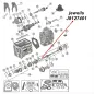Preview: Synchronizer Plate 1st and 2nd SR4 T4 T5 Transmission Jeep CJ / SJ / Cherokee XJ (80-86), exploded drawing highlighting the position of Synchronizer Plate on Transmission with a red arrow.