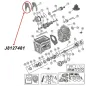 Preview: Shift Fork 3rd and 4th Gear SR4 Transmission Jeep CJ (80-83), exploded drawing highlighting the Shift Fork on Transmission with red arrow.