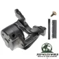 Preview: Bremssattel für vorne links Jeep CJ5 CJ7 CJ8 78‑81, Ansicht von hinten unten. Schraube und Befestigungsmetrial mit abgebildet.