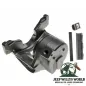 Preview: Bremssattel für vorne rechts Jeep CJ5 CJ7 CJ8 78‑81, Ansicht von hinten unten. Schraube und Befestigungsmetrial mit abgebildet.