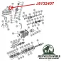 Preview: Shift Lever Pin T176 T177 Transmission Jeep CJ / SJ (80-86), exploded drawing of Transmission highlighting the position of Shift Lever Pin with red arrow.