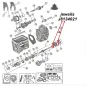 Preview: Synchronizer Spring 1st 2nd 3rd 4th and 5th Gear SR4 T4 T5 Transmissi, exploded drawing highlighting the positions of Synchronizer Springs on Transmission.