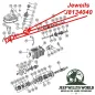 Preview: Shift Pin T4, T5, T176, T177 Transmission Jeep CJ / SJ / Cherokee XJ (80-86), exploded drawing highlightinh Location of each Pin (3) on Transfer Case