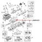 Preview: Mainshaft Washer T-Transmission Daan 18 Transfer Case Jeep CJ / SJ / Willys (46-84), exploded drawing highlighting the location of Mainshaft Washer on Transmission with a red arrow.