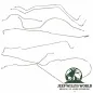 Preview: Brake Lines Set Stainless Steel 7-pcs. with ABS Jeep Wrangler 93-95