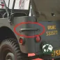 Preview: Handle rear body corner Jeep Willys MB M38 M38A1 CJ Ford GPW 41-71