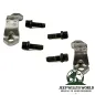 Preview: U-Joint Strap & Hex Bolt Kit front/rear Jeep CJ Wrangler Grand Cherokee Cherokee 74-06, 2 Straps 4 Bolts sideways.