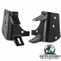 Preview: Rugged Ridge Scheinwerferhalter Scheibenrahmen Schwarz strukturiert Jeep Wrangler TJ (1996-2006)