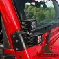 Preview: Scheinwerferhalter Scheibenrahmen Schwarz Jeep Wrangler TJ 96-06