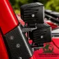 Preview: Scheinwerferhalter Scheibenrahmen Schwarz Jeep Wrangler TJ 96-06