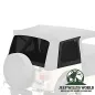 Preview: Bestop Supertop getönte Scheiben in schwarz (Black) Denim. Jeep CJ7, Wrangler YJ (1976-1995). Getönte Scheiben hervorgehoben.