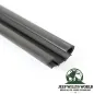 Preview: Fairchild weatherstrip door glass seal, left or right side full door. Jeep Wrangler TJ (1996-2006), seal profile