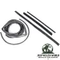 Preview: full door seal kit w/ movable vents, 5-pcs. Includes window guides & scrapers Jeep CJ7 CJ8, Wrangler YJ (1976-1995).